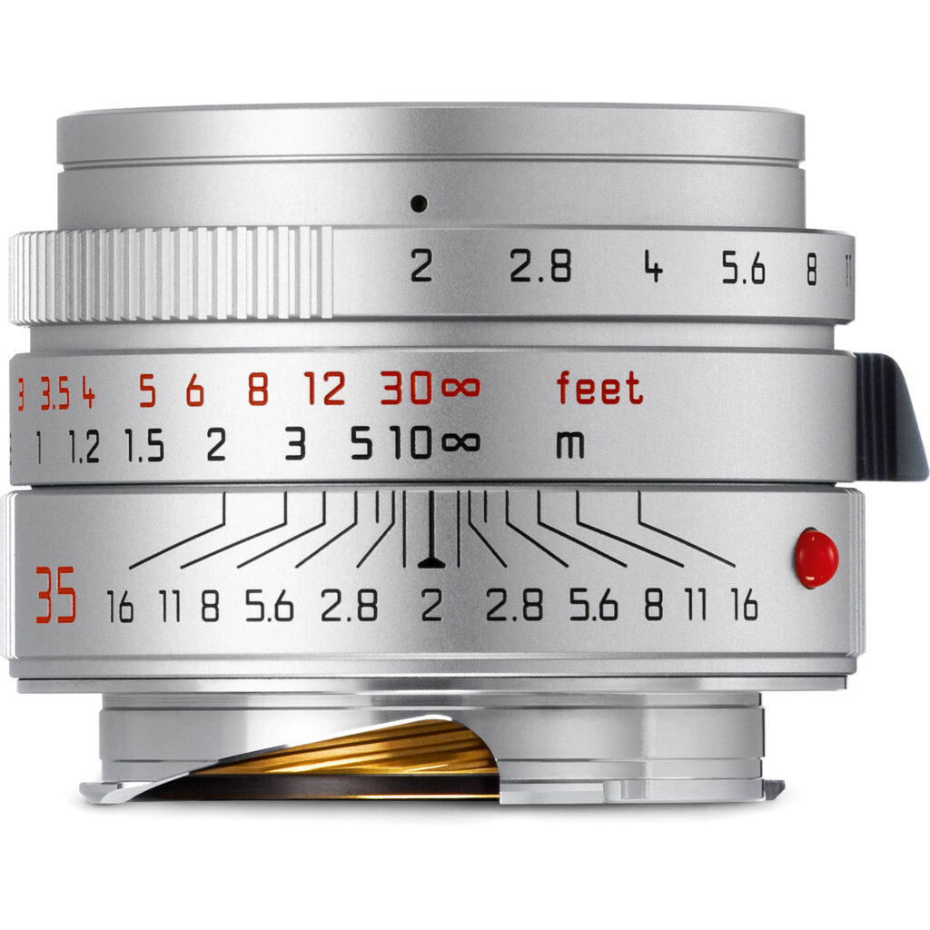 LEICA SUMMICRON-M 35 f/2 ASPH., silver anod. finish