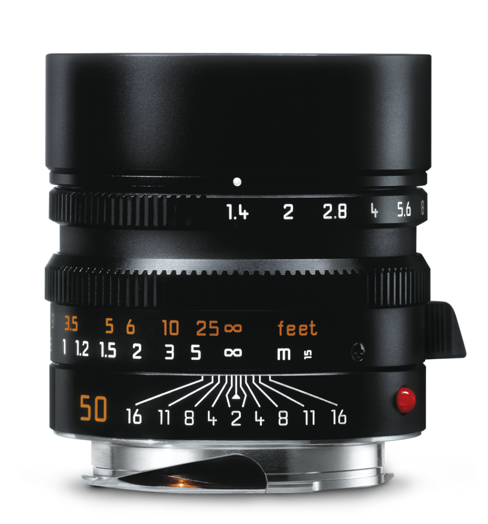 LEICA SUMMILUX-M 50 f/1.4 ASPH. Black anodized finish