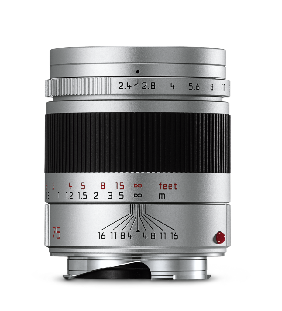 LEICA SUMMARIT-M 75 f/2.4, silver anodized finish