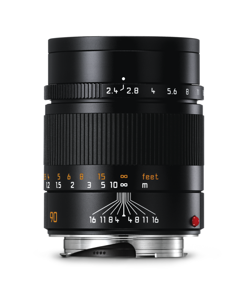 LEICA SUMMARIT-M 90 f/2.4, black anodized finish