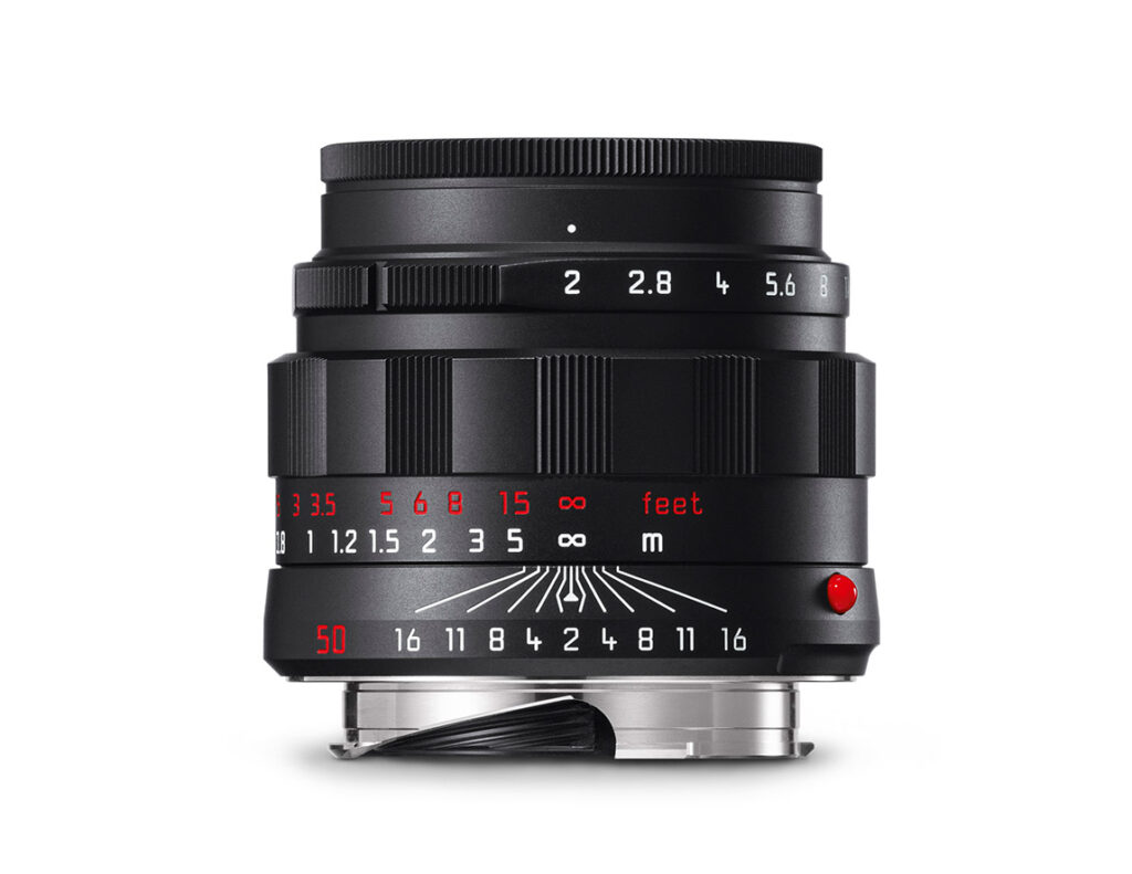 LEICA APO-SUMMICRON-M 50 F/2 ASPH., FINITURA CROMATA NERA
