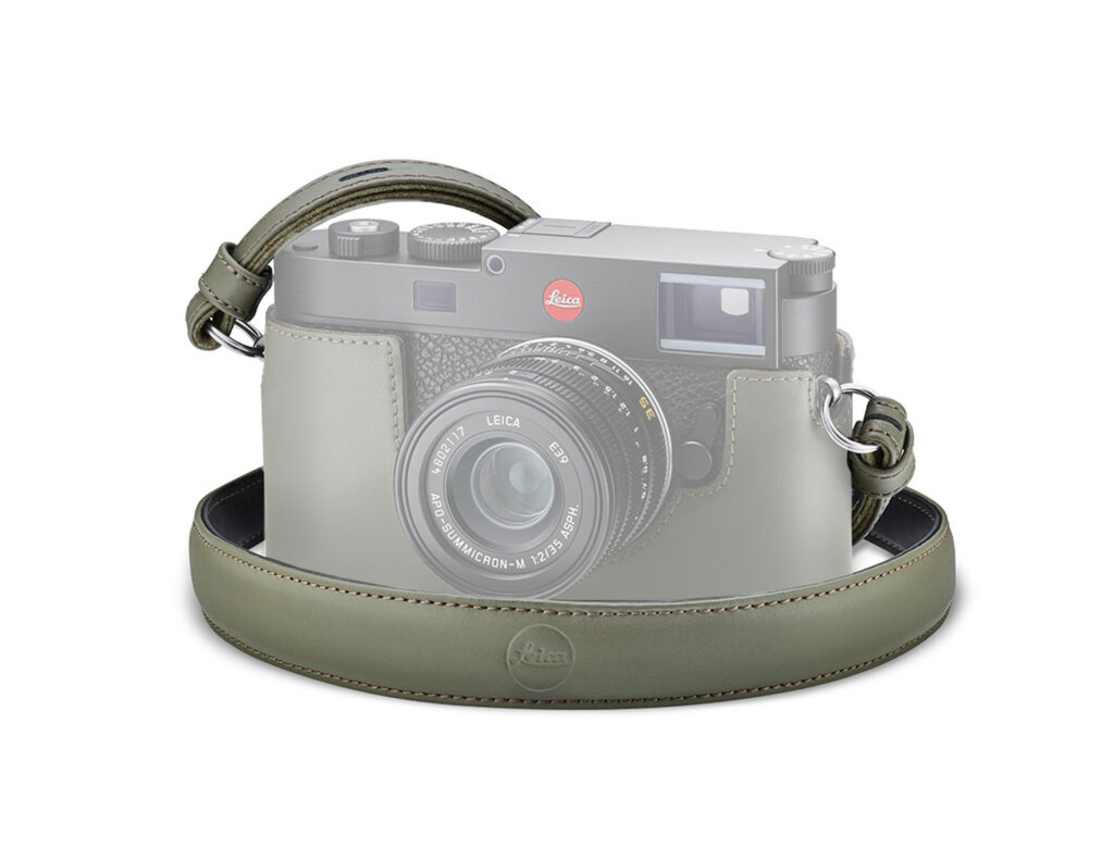LEICA CINGHIA A TRACOLLA, VERDE OLIVA