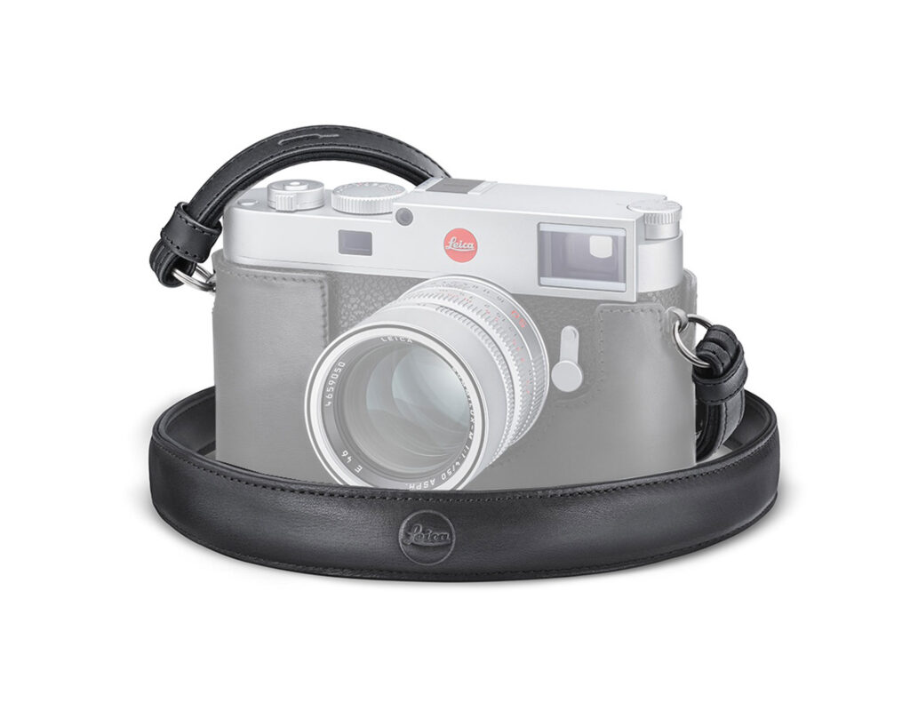 LEICA CINGHIA A TRACOLLA, NERO
