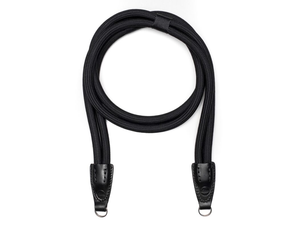 LEICA DOUPLE ROPE STRAP, BLACK, 126 CM