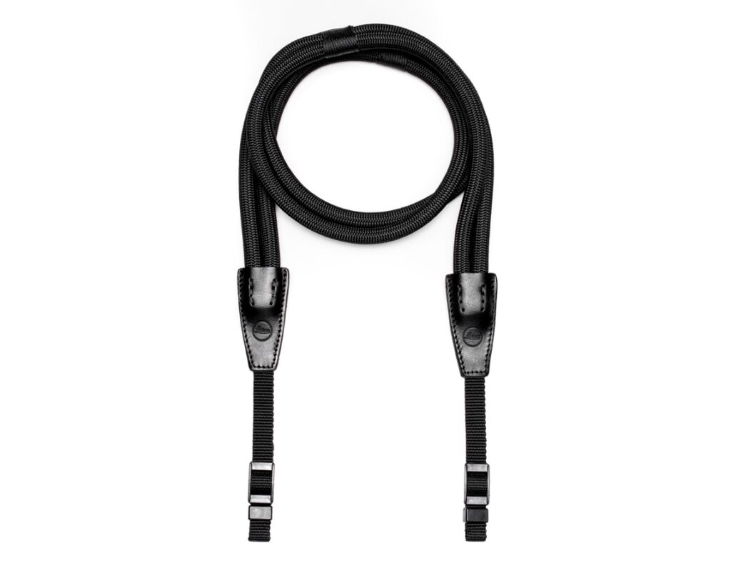 LEICA DOUBLE ROPE STRAP, BLACK, 126 CM