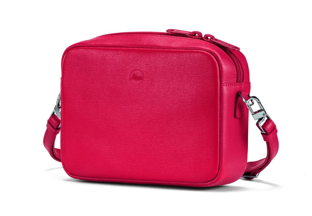 LEICA borsetta "Andrea" C-Lux in pelle rossa