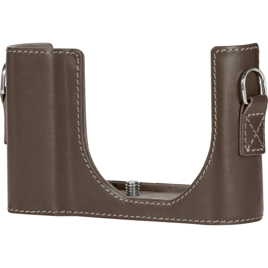 LEICA fondina protettiva C-Lux in pelle grigia taupe