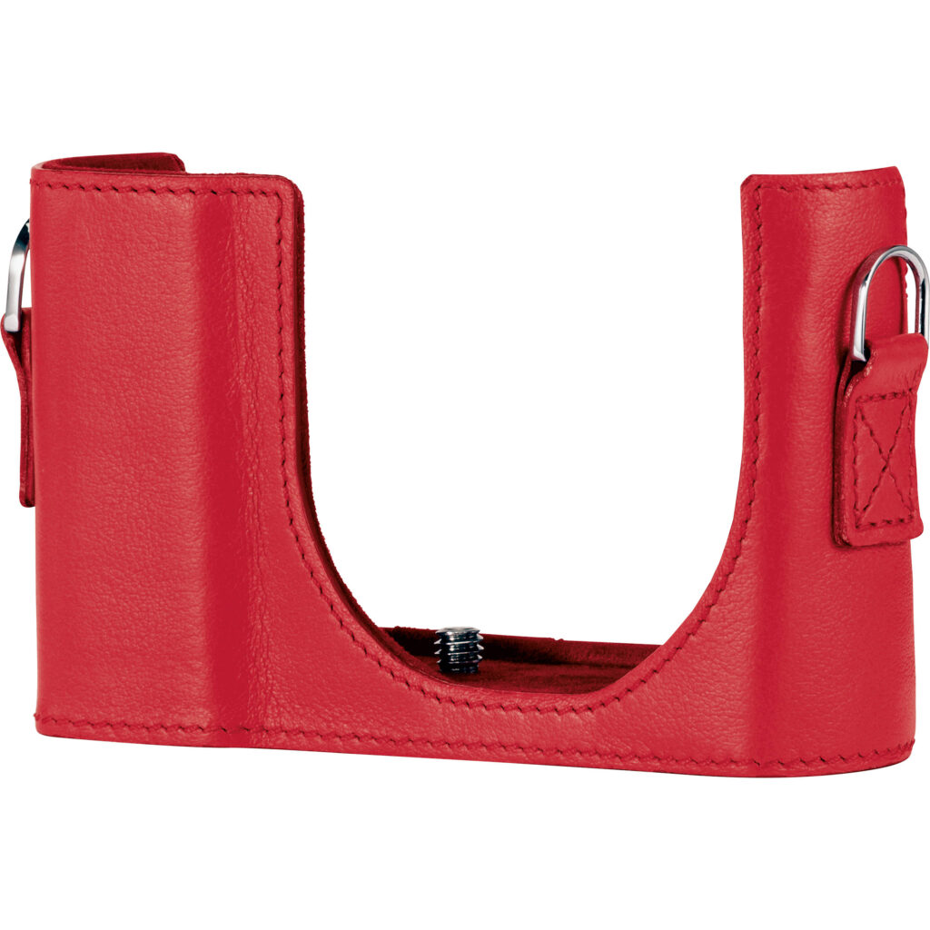 LEICA fondina protettiva C-Lux in pelle rossa