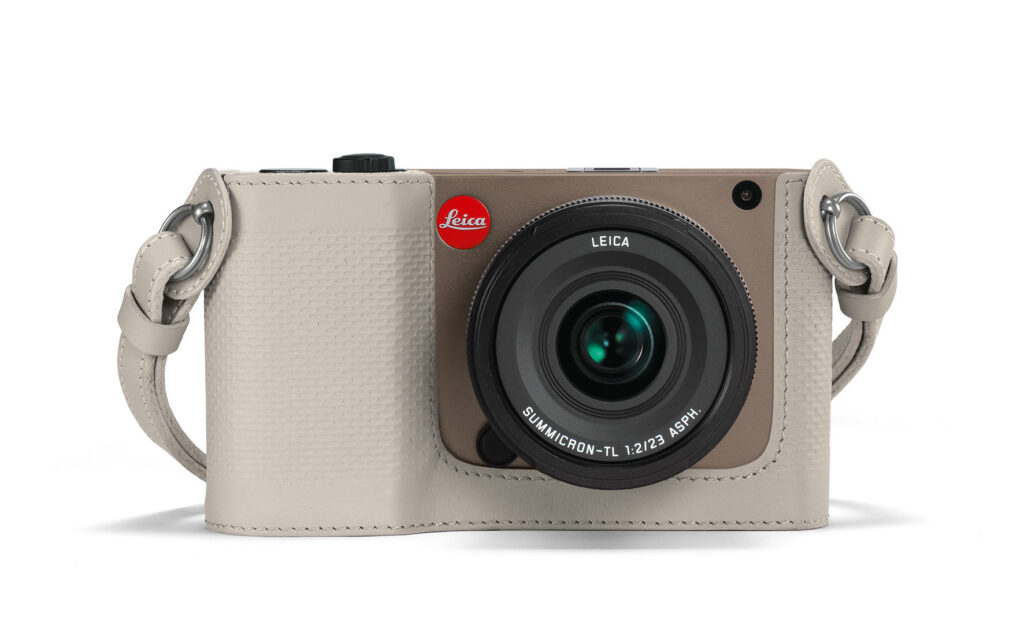 LEICA FONDINA PROTETTIVA IN PELLE CEMENTO PER TL