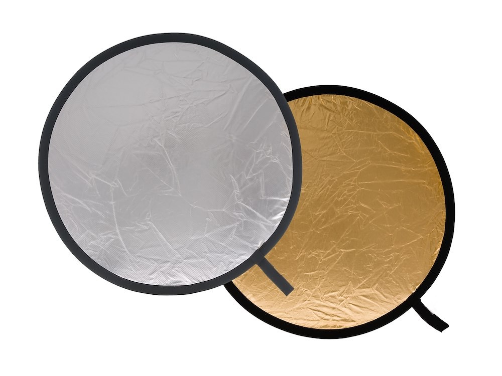 Pannello circolare Argento / Oro Ø 75 cm LL LR3034