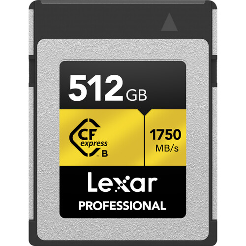 Scheda Lexar Professional CFexpress tipo B da 512 GB serie GOLD 4.0