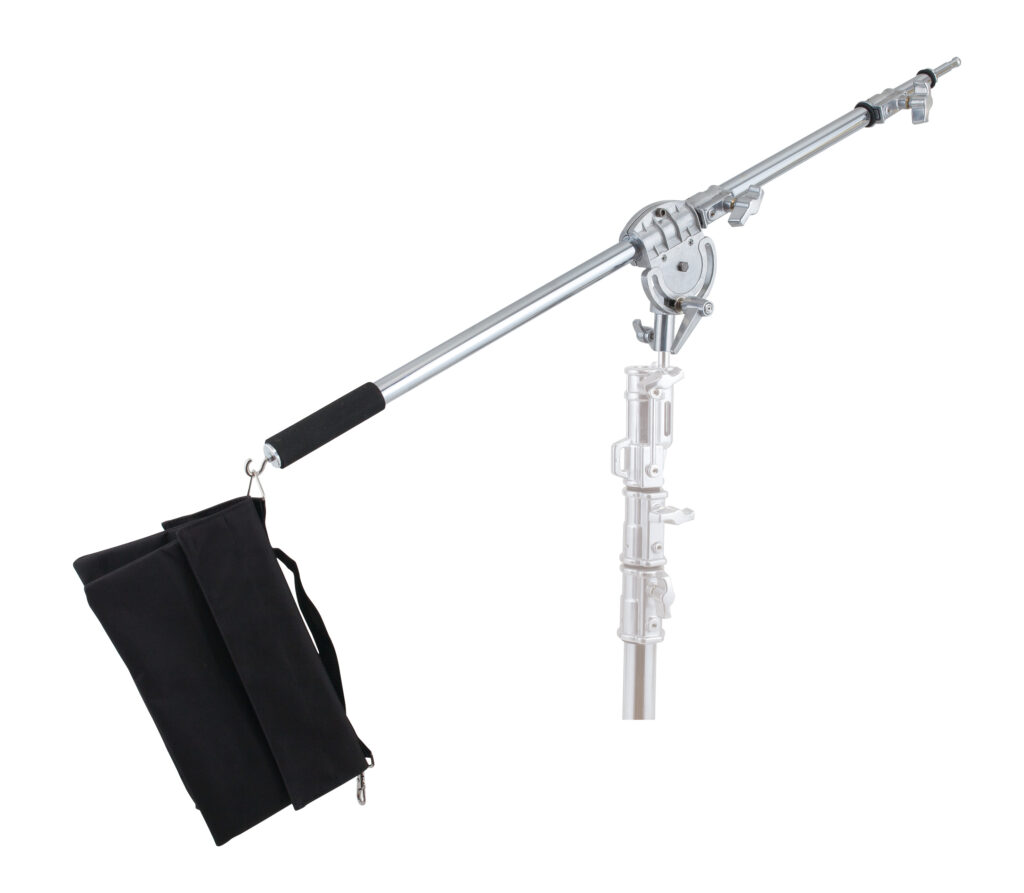 Meking Braccio giraffa 2 sezioni heavy 2.2m argento