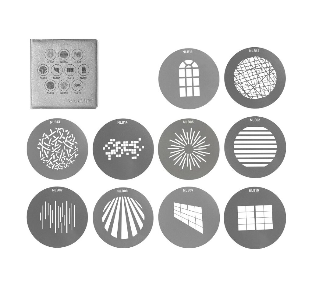 NANLITE AS-GB-B-SET1 GOBOS SIZE B SET 1 PER PJ-BM 10PZ