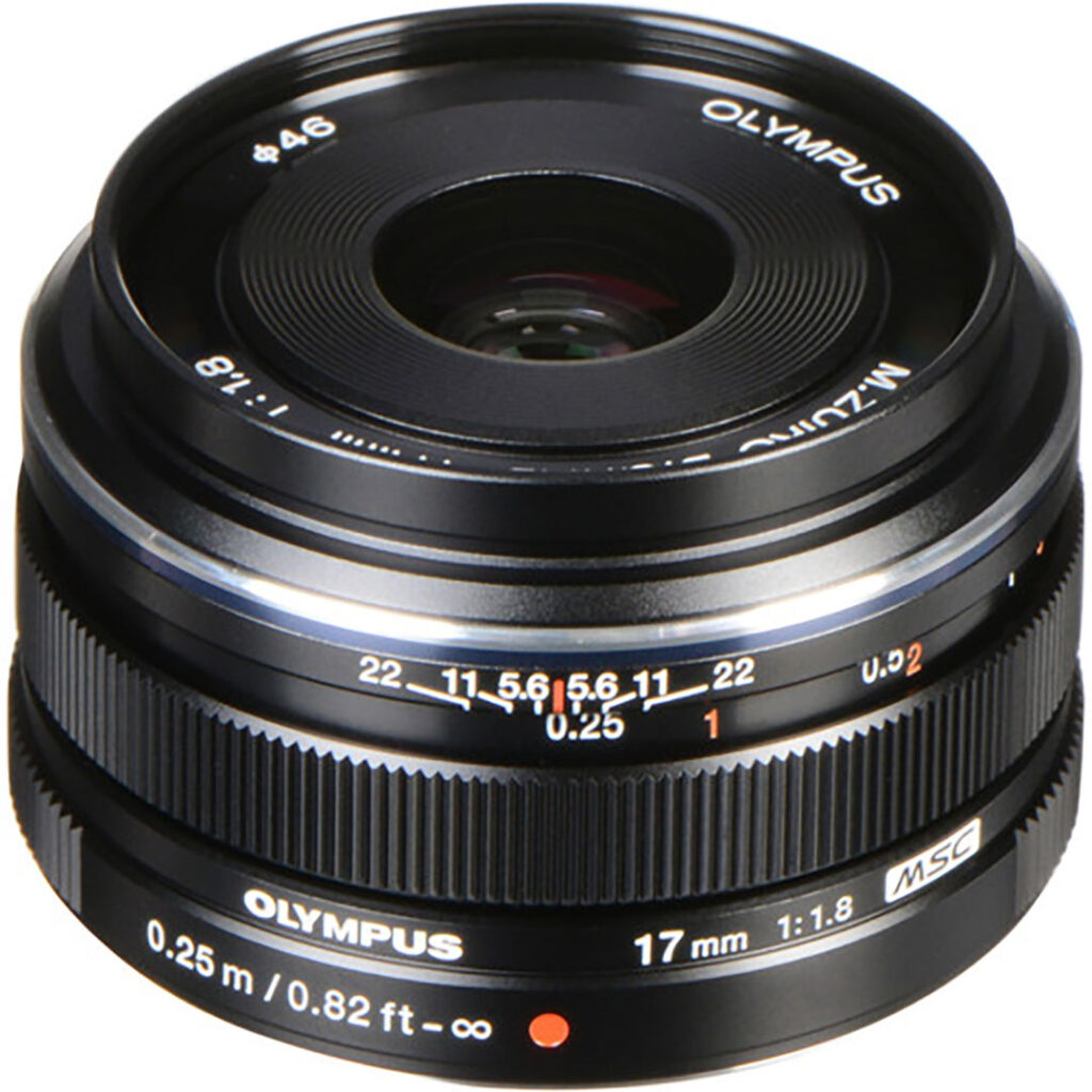 OLYMPUS ZUIKO MICRO DIGITAL 17 F1,8 NERO