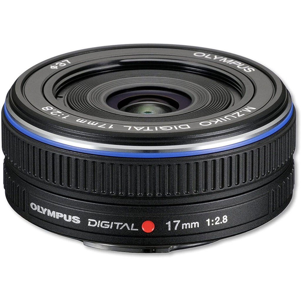 OLYMPUS ZUIKO MICRO DIGITAL 17 F2,8 PANCAKE NERO
