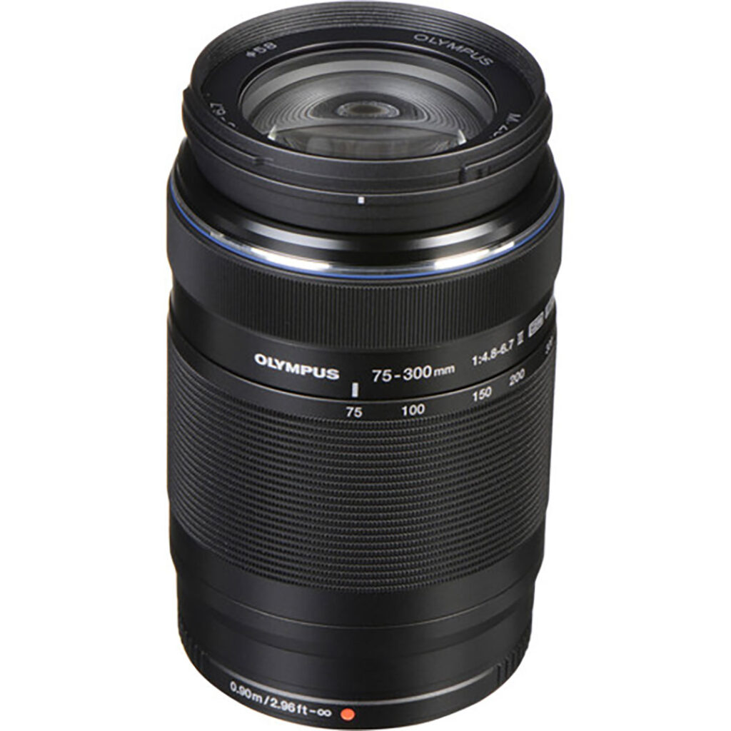 OLYMPUS ZUIKO MICRO DIGITAL 75-300 F4,8/6,7 NERO