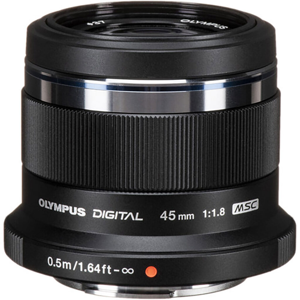 OLYMPUS ZUIKO MICRO DIGITAL 45 F1,8 NERO