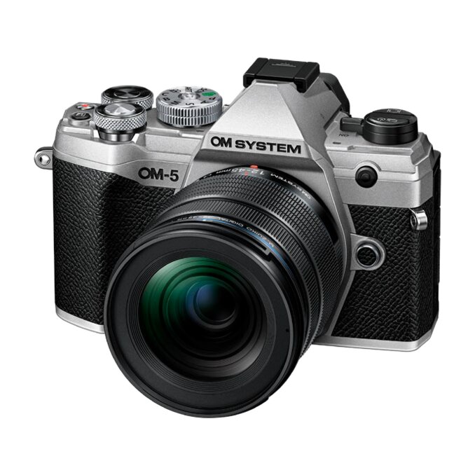 OLYMPUS OM SYSTEM OM-5 KIT 12-45 SILVER/BLACK