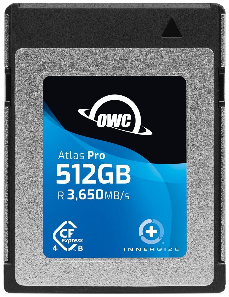 OWC CFXB4P00512 ATLAS PRO 512GB HIGH-PERFORMANCE CFEXPRESS TYPE B 4.0 MEMORY CARD R3650 MB/S -W3000