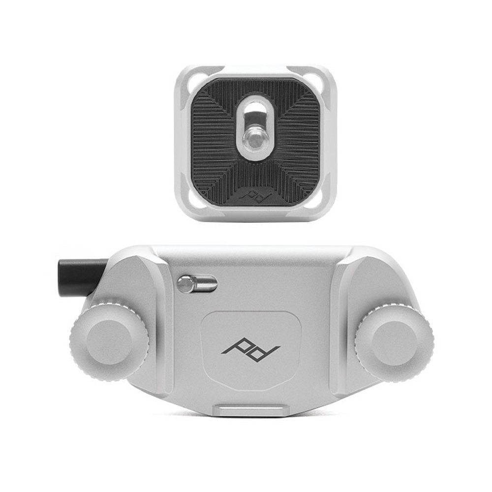 PEAK DESIGN CAPTURE CAMERA CLIP SILVER - WITH STANDARD PLATE CP-S-3
