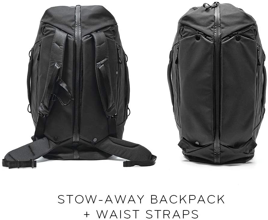 PEAK DESIGN TRAVEL DUFFELPACK 65L NERO (BTRDP-65-BK-1)