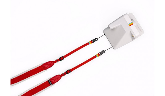 POLAROID CAMERA STRAP FLAT RED STRIPE