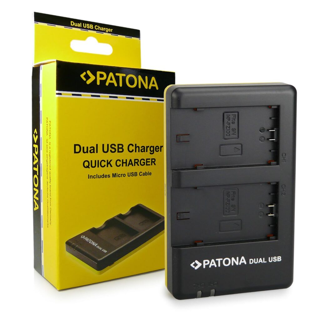CARICABATTERIA PATONA DOPPIO PANASONIC BLC12