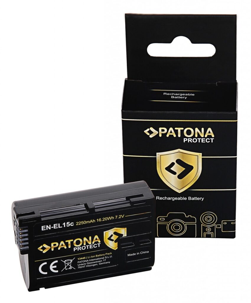 PATONA PROTECT BATTERY NIKON Z5 Z6 Z7 EN-EL15C