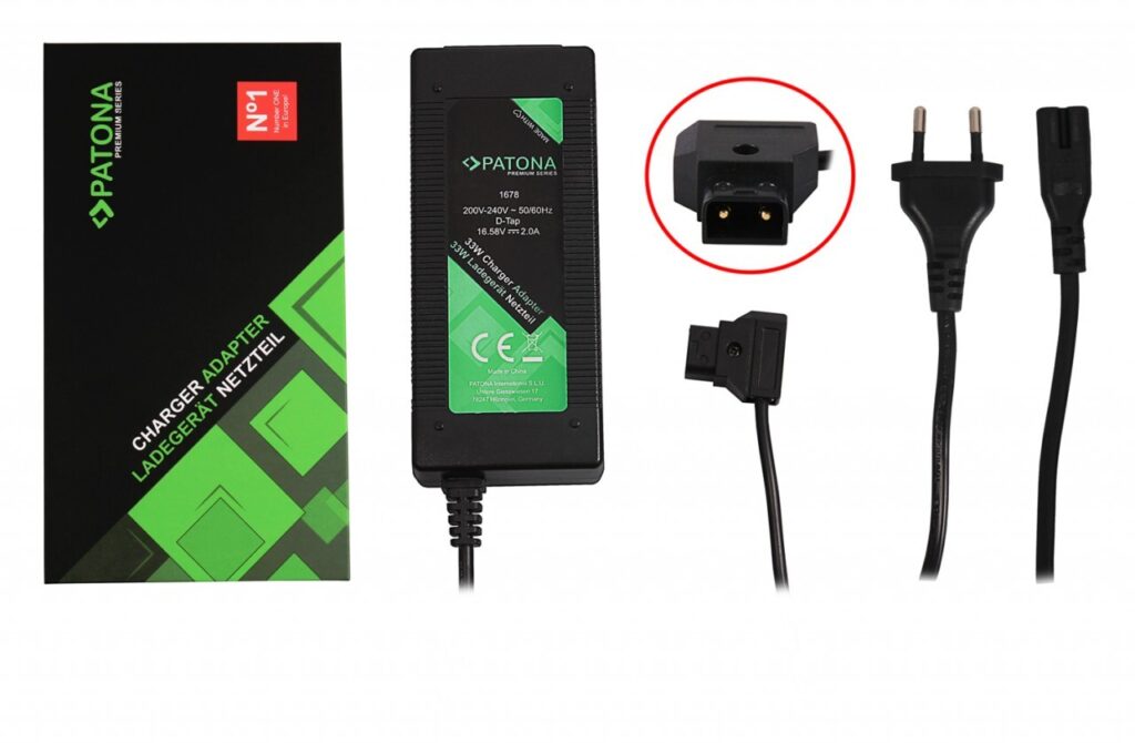PATONA PREMIUM CHARGER 1678 SONY BP-95W V-MOUNT PORTA D-TAP