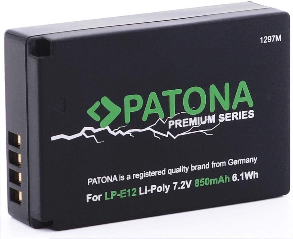 BATTERIA COMPATIBILE LP-E12 EOS M50