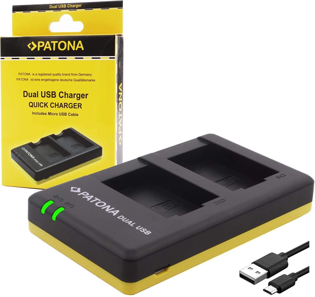 PATONA DUAL USB LI90B OLYMPUS