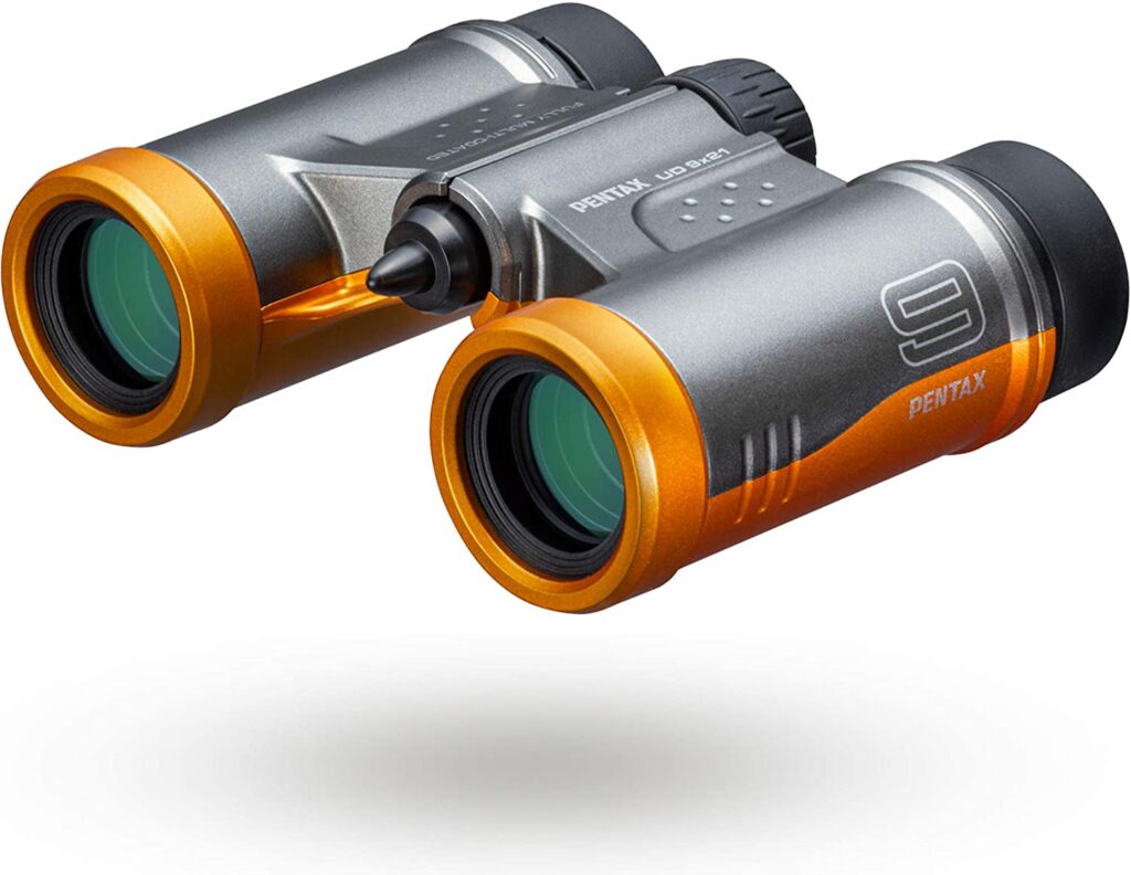 PENTAX BINOCOLO UD 9X21 GRAY ORANGE