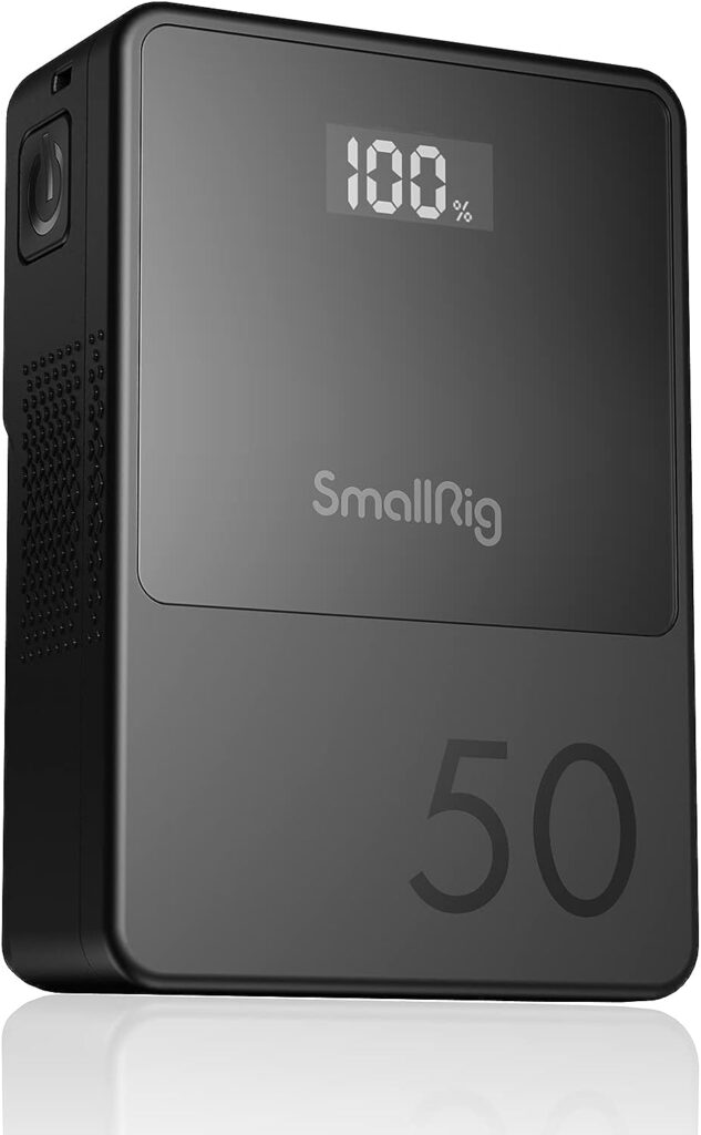 SMALLRIG VB50 V Mount Batteria, V Lock Portatile da 3400 mAh 3579