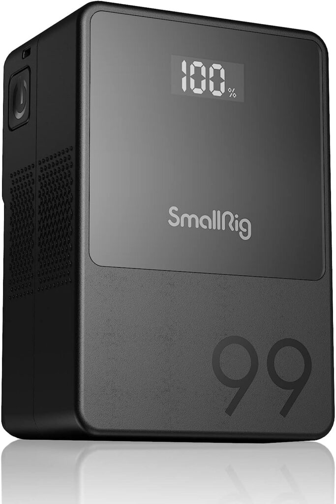 SMALLRIG VB99 V Mount Batteria, V Lock Portatile da 6700 mAh 3580