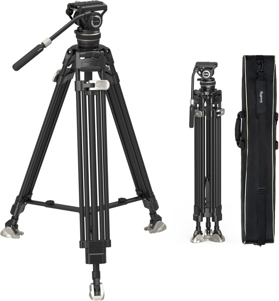 SmallRig FreeBlazer Heavy-Duty Carbon Fiber Tripod Kit AD-100 3989