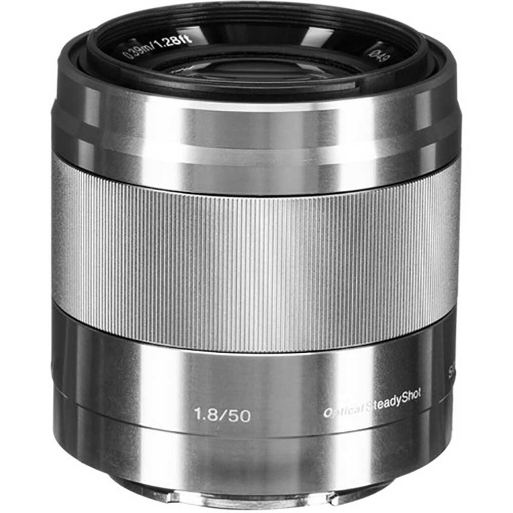 SONY SEL 50MM F1,8 E OSS E-MOUNT SILVER