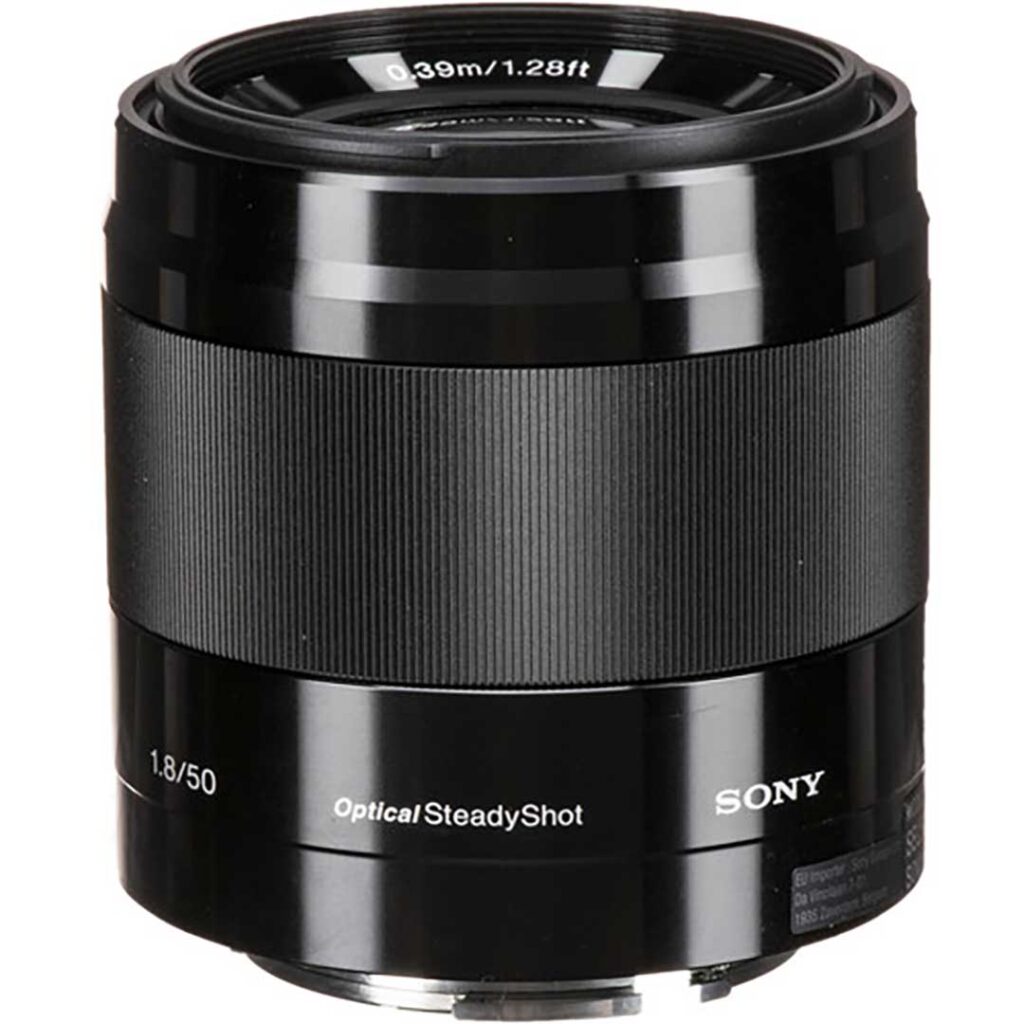 SONY SEL 50MM F1,8 E OSS E-MOUNT NERO