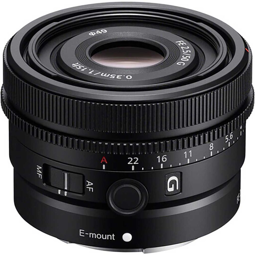SONY FE 50mm F2,5 FULL-FRAME G E-MOUNT