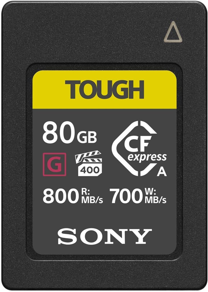 SONY CF EXPRESS 80GB TYPE A TOUGH SERIE G 800MBS/700MBS
