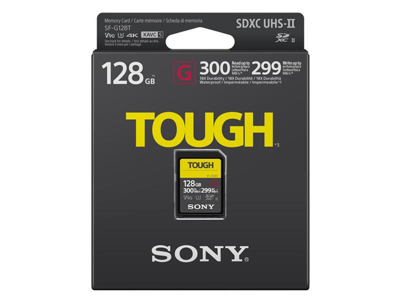 SONY SDXC CARD TOUGH 128GB SF-G UHS-II 4K 300MB/S V90