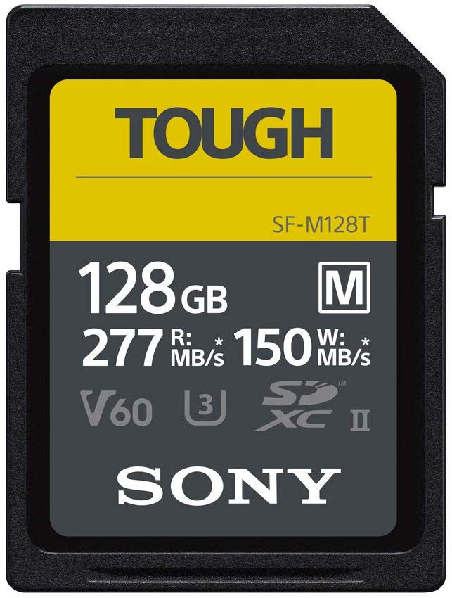SONY SD 128GB SERIE M TOUGH UHS-II U3 277MBS/150MBS 4K