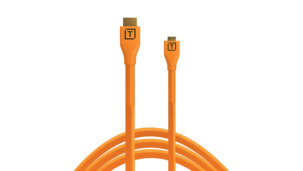 Tether Tools TetherPro cavo HDMI da Micro a HDMI 2.0 4.6m arancio