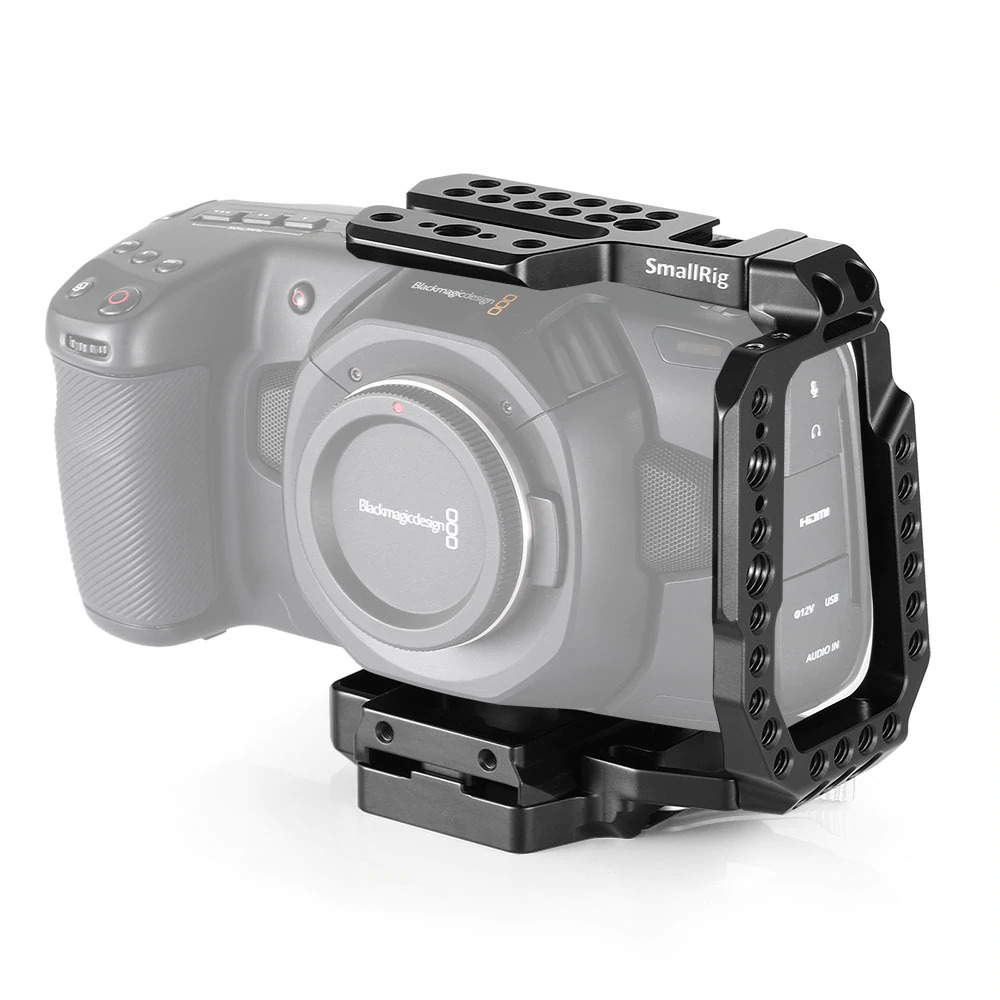SMALLRIG QR HALF CAGE FOR BLACKMAGIC DESIGN POCKET CINEMA CAMERA 4K & 6K CVB2255