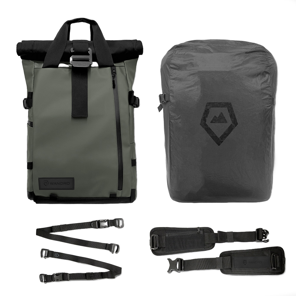 WANDRD PRVKE 21 Litri Green Travel Bundel V3