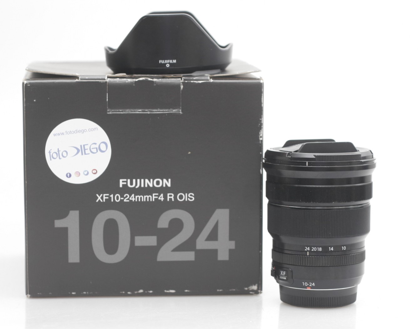 Paraluce A Tulipano Per Obiettivo Fujifilm XF 10-24mm F/4 R OIS WR | Protezione Da Riflessi E Urti, Montaggio A Baionetta