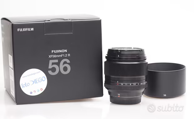Obiettivo fuji super ebc xf 56 mm f/1.2 r aspheric