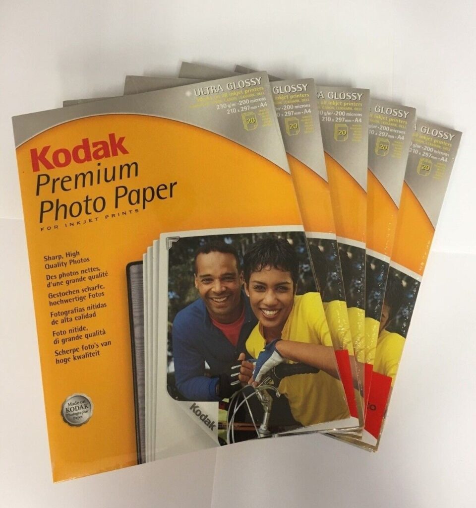 Kodak premium A4 inkjet paper 100 Sheets