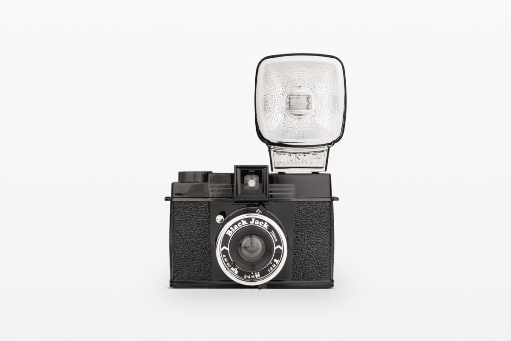 LOMOGRAPY Diana F+ Package Black Jack fotocamera analogica