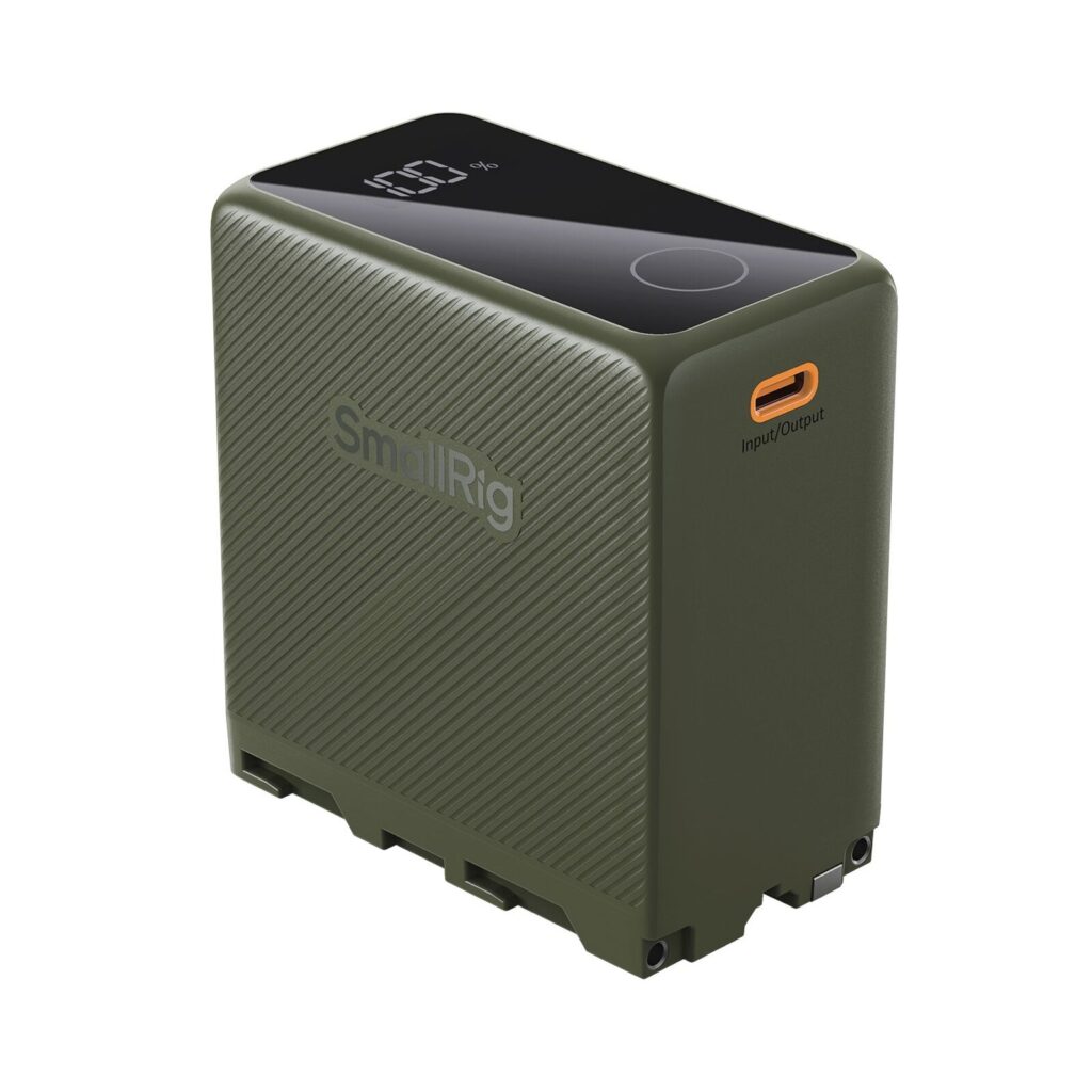 SmallRig Batteria NP-F970, porta USB-C verde 4577