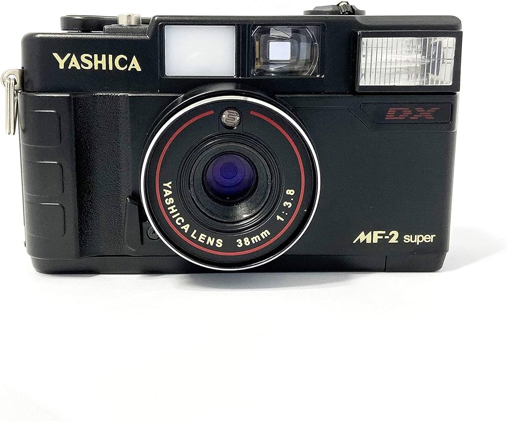 Yashica MF-2 super DX fotocamera analogica Nero